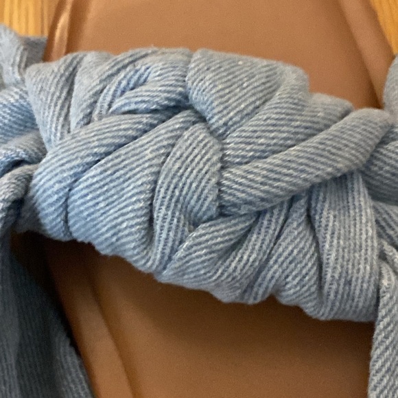 Marc Fisher Women’s Blue Slip On Sandals Size 10 - Picture 4 of 6